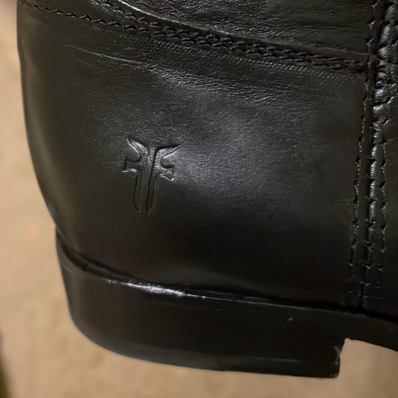 Frye Melissa Button Leather Tall Riding Boots - Picture 8 of 9